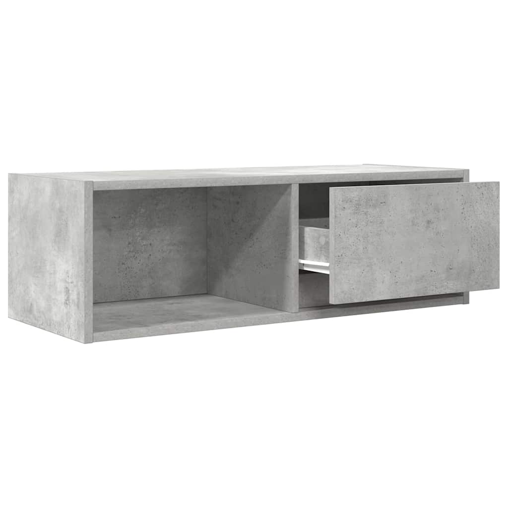 TV Cabinets 2 pcs Concrete Grey 80 x 31 x 25.5 cm Particleboard