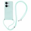 For OnePlus Ace 2V/Nord 3 5G Case TPU Fiber Lining Protective Phone Cover with Long Lanyard