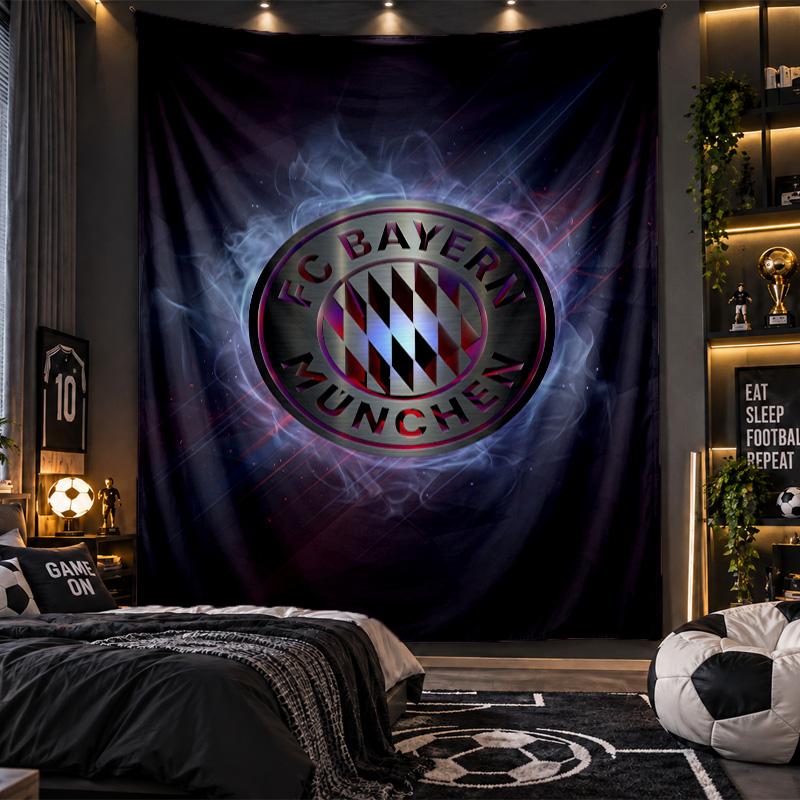 Wandbehang Teppich Bayern München Druckstoff für Wohnzimmer Schlafzimmer Heimdekoration