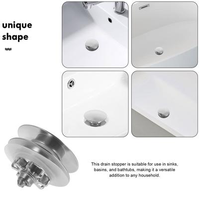 Badabflussstopfen Sprungfederkern Universell Waschbecken Spülbecken Badewanne Geruchsdicht Drucktyp Ersatz Waschbeckenstöpsel Sieb
