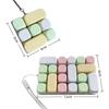9-key 24-key Finger Button Toys Plastic Keycap Antistress Toys Keyboard Key Chain  for Adults Kid
