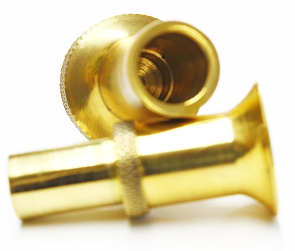 Brass Hair Stacker, Large, 1 piece