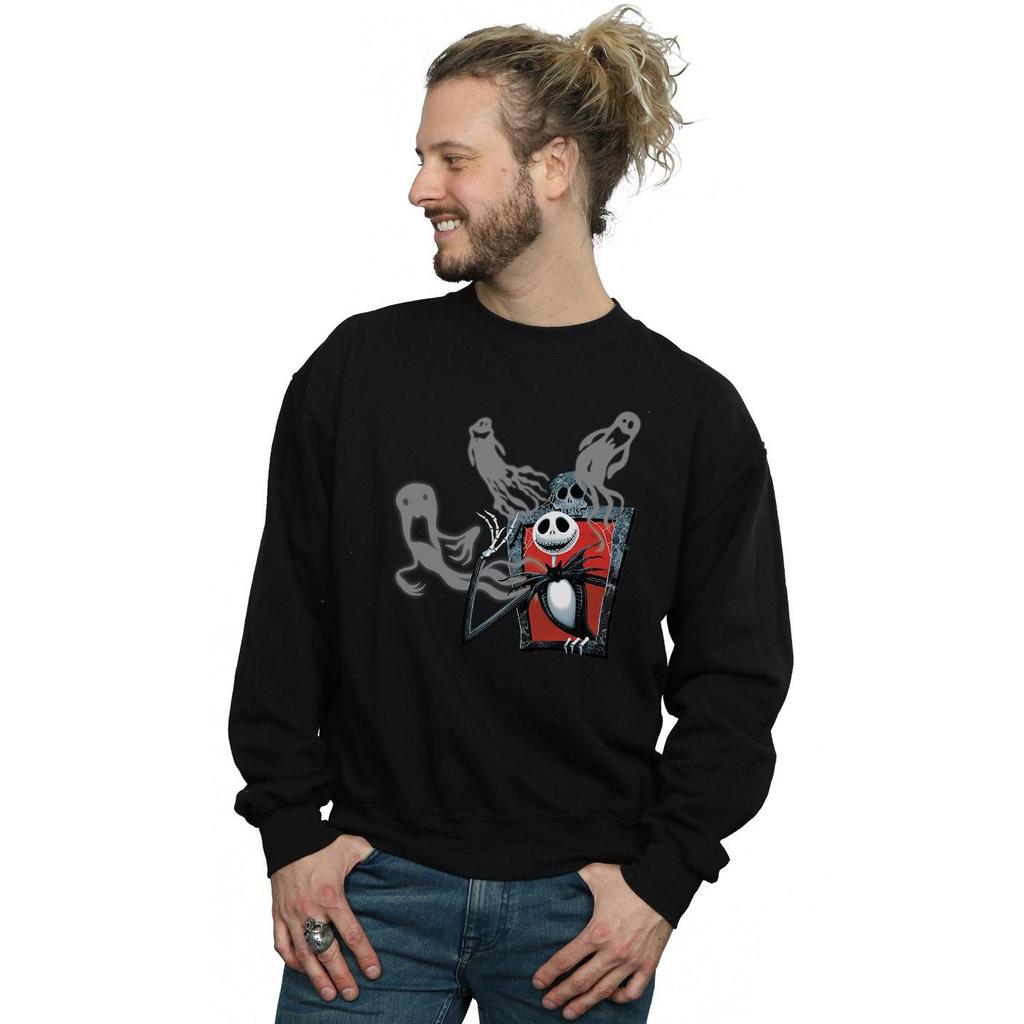 Disney Mens Nightmare Before Christmas Ghosts Of Jack Sweatshirt
