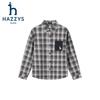 HAZZYS Boys' Plaid Long-Sleeve Shirt