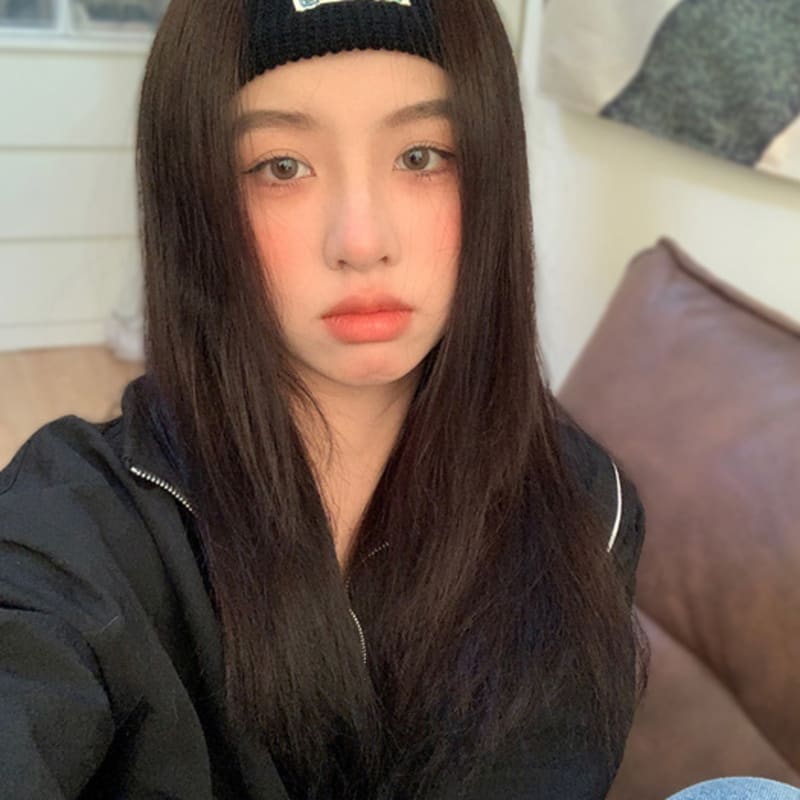 LOOKING4U On the Moment Original Signature Label Hairband C4 Black