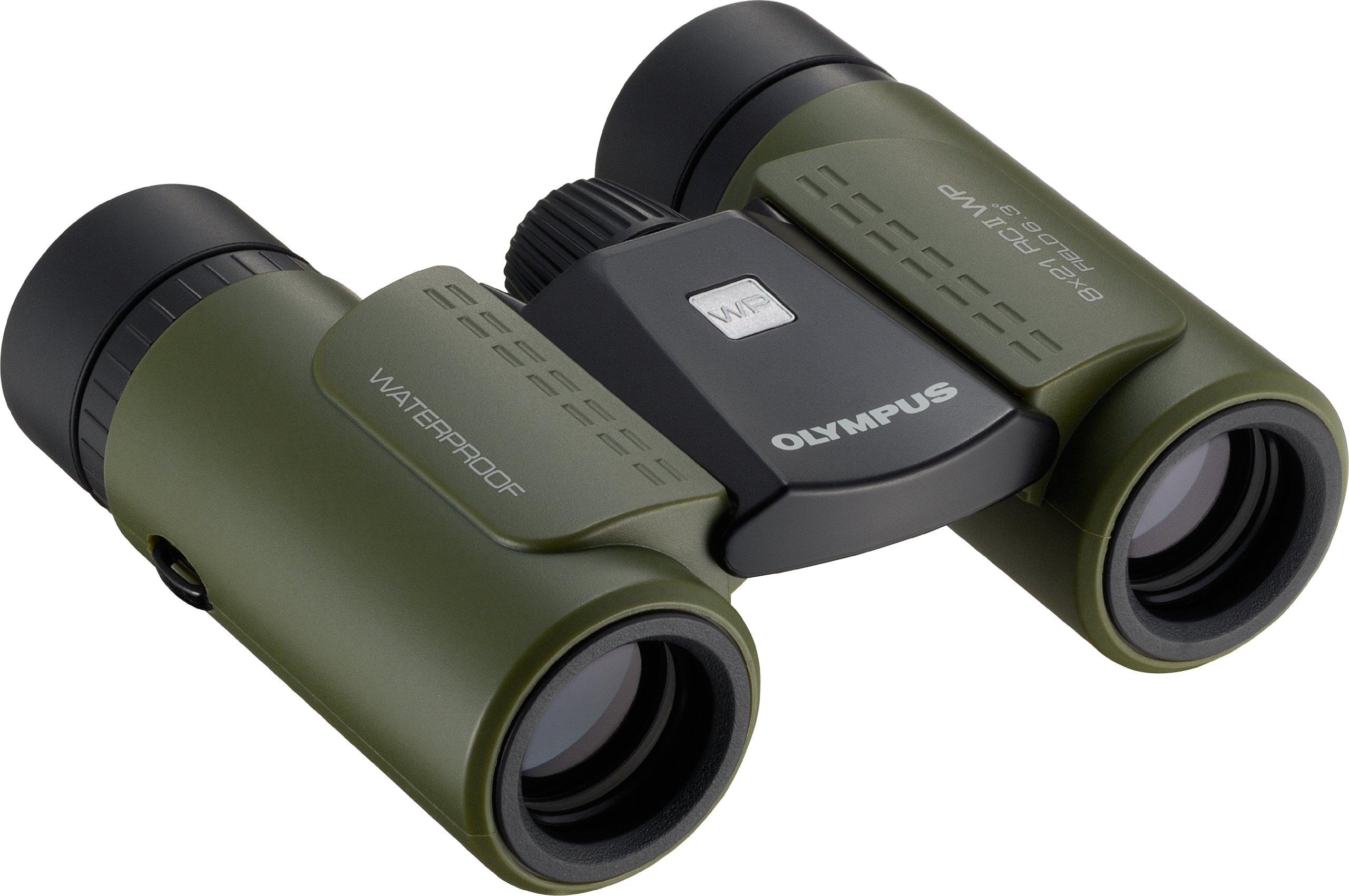 

Olympus 8x21 8X21RC II WP GRN Binoculars, Compact, Lightweight, Waterproof, Green, зелений