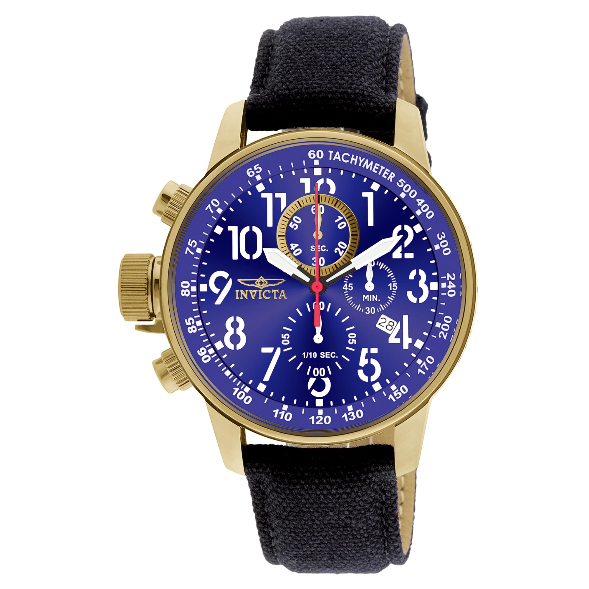 [Invicta] Мужские часы Invicta Force Chronograph/Золотое покрытие GP/Синие 1516 [Официальный импорт] [Параллельный импорт]