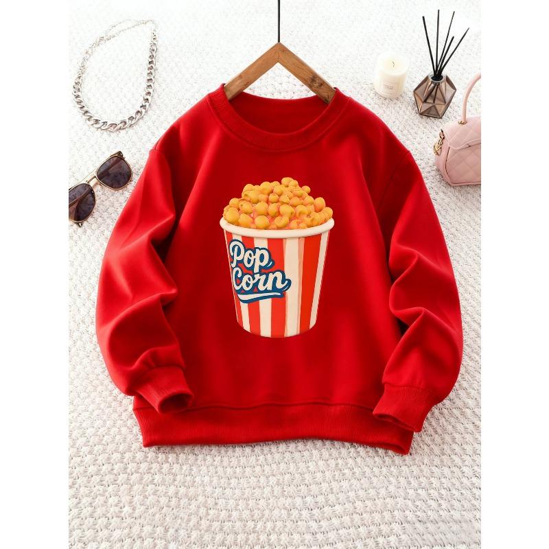 Unisex Round Neck Sweatshirt Fashion Print Top