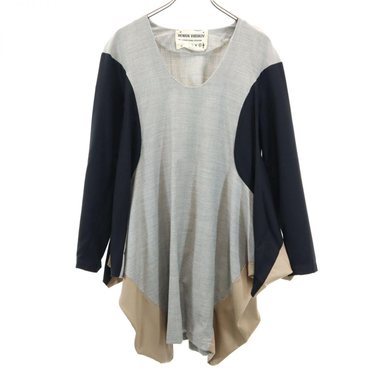 

HENRIK VIBSKOV wool blend Long sleeve Deformation Knee-length dress M Women Used