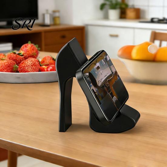 Unique Phone Stand Shoe Holder 3D Printed High Heel Shaped Dock for Desk Cell Display Home Office Table Durable
