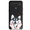 Black TPU Cover For LG K61 2020 CaseCute Cat Pattern Coque For LG K61K 61 LGK61 Luxury Matte Shockproof Protection Etui Bumper
