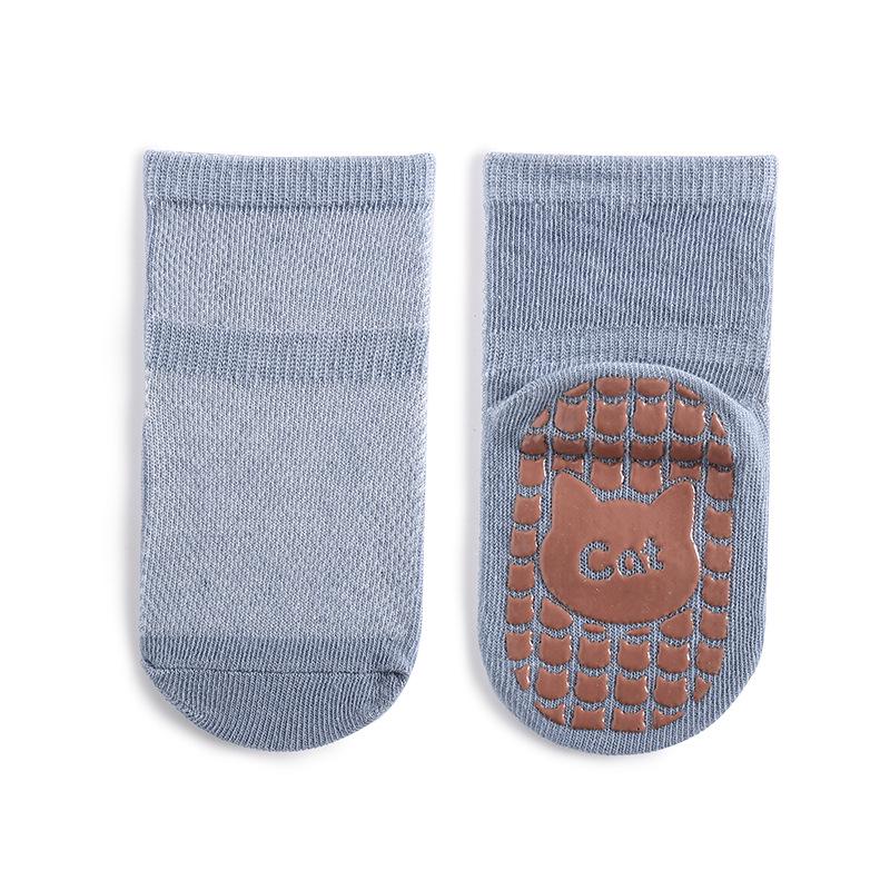 Bawełniane skarpetki antypoślizgowe dla niemowląt i małych dzieci - styl wiosenno-jesienny