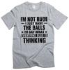 Men's I Am Not Rude T-shirt Funny Saying Tee Humor Humorous Gift for Husband Him Unisex T-Shirt