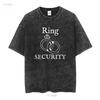 Ring Security T Shirt Bearer s Funny Wedding Rings Boys long or short sleeves vintage Washed homme Soft Breathable