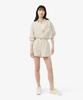 LACOSTE Women'S Linen Striped Shorts Ff1428-56G 8Gi