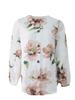 2024 Women's Muslim Floral Bubble Sleeve Blouse