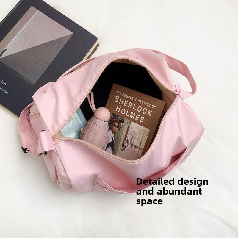 New Crossbody Bags Large Capacity Waterproof Storage Shoulder Bag for Yoga Gym Sports Travel Texture and Versatile Commuting Bag