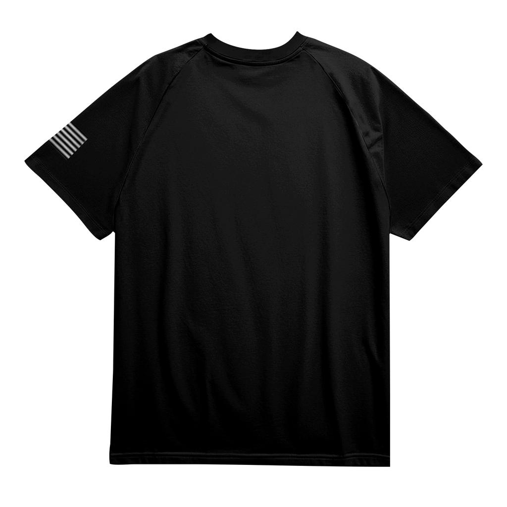 Men's Short-sleeve Top With U.S. Political Raglan Sleeves