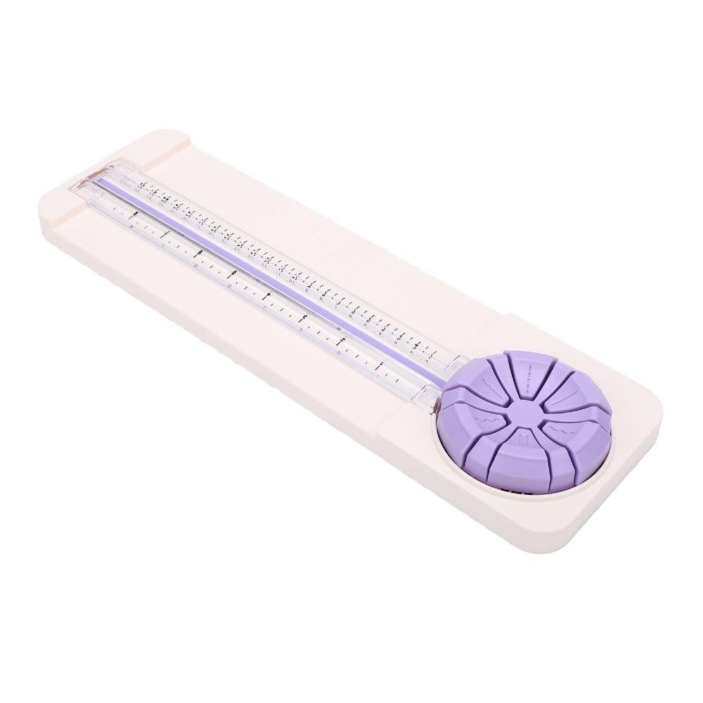 Straight Dotted Curved Paper Cutter ABS Line Cutting Trimmer Portable Paper Cutter  Scrapbooking