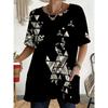 Women's Summer Short Sleeved T-shirt, 3D Printed Pocket T-shirt, Casual Plus Size T-shirt