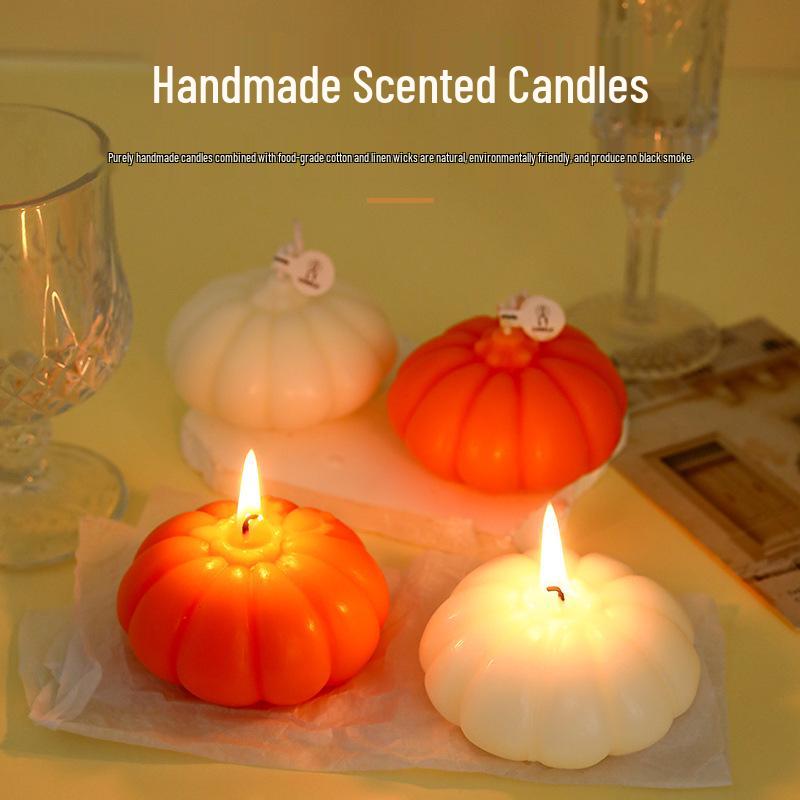 Halloween Pumpkin Scented Candle: Festive Birthday Gift & Cute Souvenir Pumpkin Candle