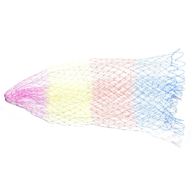 1 Pcs Nylon Fishing Net Rhombus Mesh Hole Net Collapsible Fishing Tools 3 Sizes