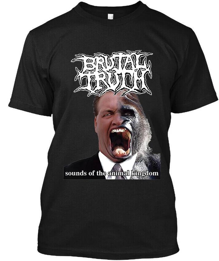 New! Popular Brutal Truth Sounds of the Animal Kingdom American T-Shirt S-4XL S