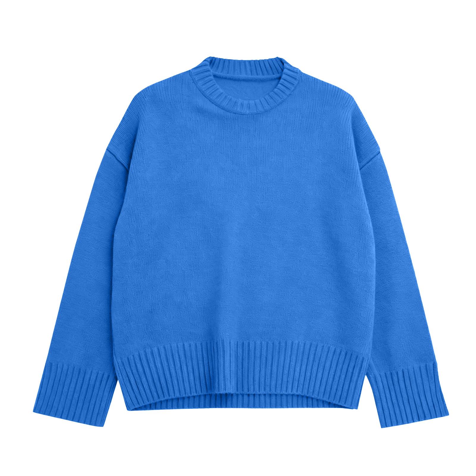 

Women s Turtleneck Sweater Long Sleeve Chunky Knit Asymmetrical Hem Fashion And Winter One Size
