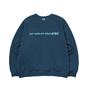 CHANCECHANCE Our Works Are Colorful Sweatshirt(Blue/ Brushed)