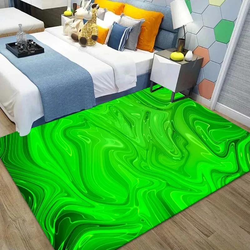 3D Streamline Pattern Carpet for Bedroom Area Rugs in The Living Room Home Decor Floor Mat Bedroom Carpet Decor DoorMat Play Mat