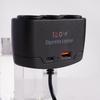 120W Dual USB Socket 3 In 1 Car Cigarette Lighter Splitter 12V 24V Fast Charger Plug Phone Power Adapter for iPhone GPS Dashcam