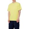 Carhartt WIP Solid Color Crew Neck Short Sleeve T-Shirt Men Tops Yellow I033622-29T-GD