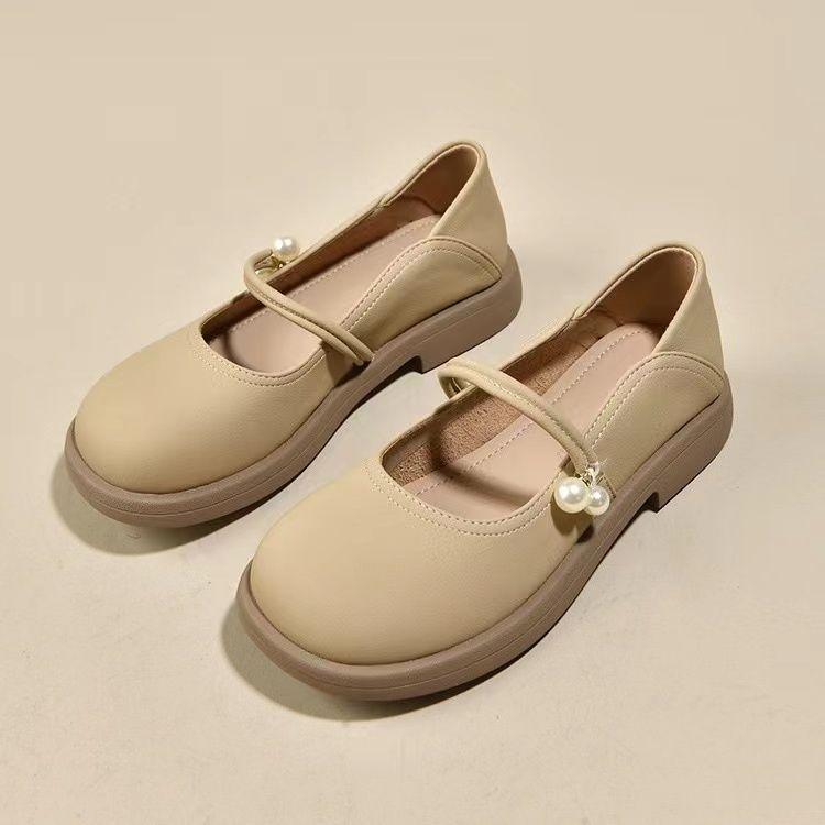 Flat-bottomed High-end Super Fairy One-pedal Women's Shoes Mary Jane Women's Shoes Gentle Temperament 2025 Summer New Loafers
