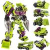 50cm Big Devastator Transformation Toys Anime Action Figure Movie Excavator Blender Model Car Robot Kids JINBAO GT G1 6 in 1 Poseable Articulated