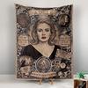 Tapestry Adele Soul Singer Vintage Ornate Portrait Vinyl Poster Wall Hanging