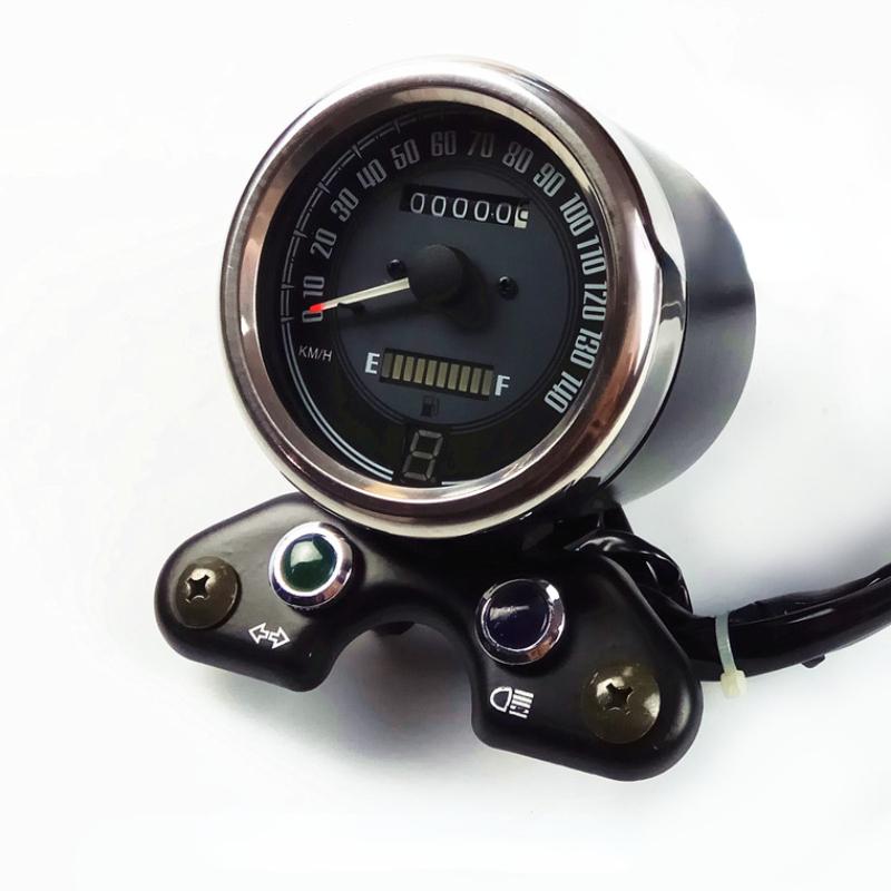 CG125 Motorcycle Retro Modification Instrument Stopwatch Odometer GN125 Grass Feitianjun Modification