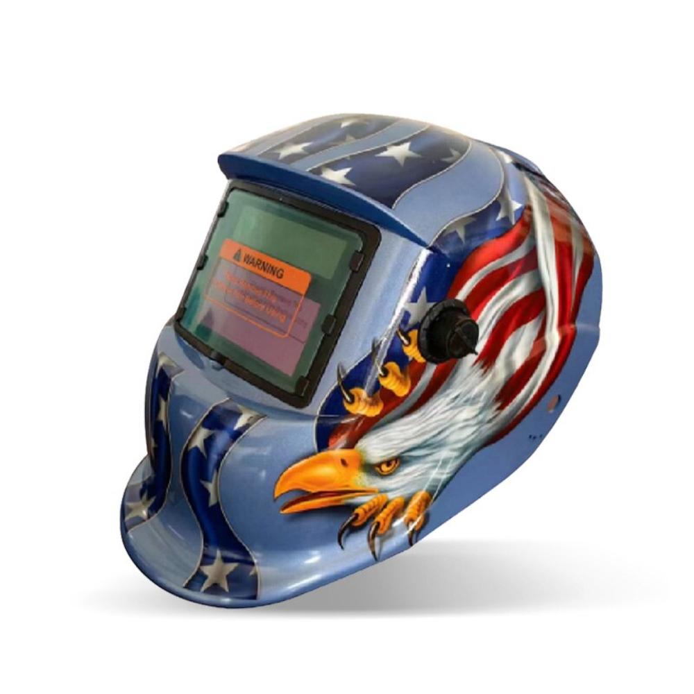 Welding Helmet Flame Resistant Function Protection Welding Mask with Glass Lens Automatic Darkening Welding Protection Mask