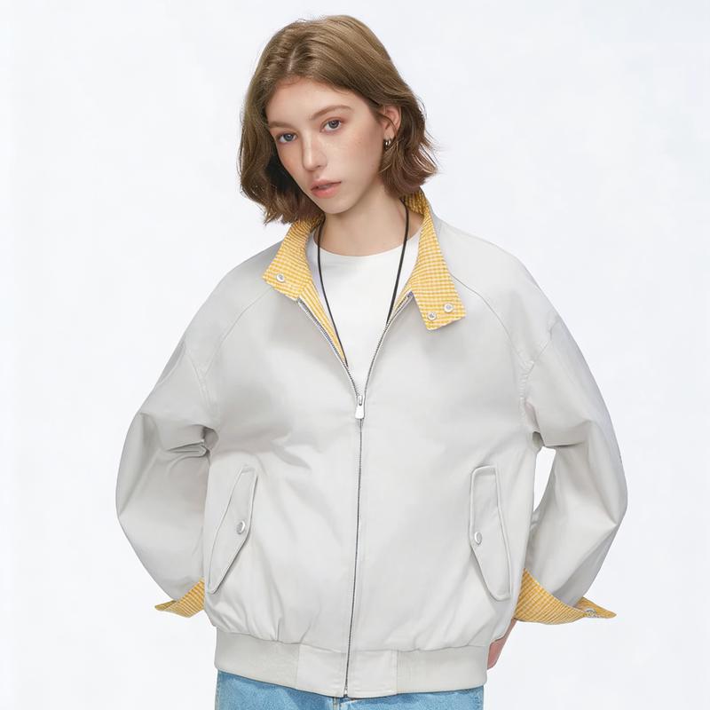 DREAM MADE Cleanfit Plaid Harrington Jacket M