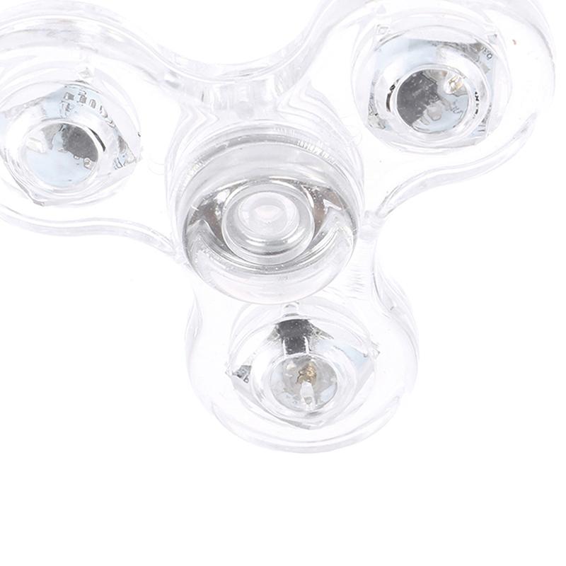 Luminous Led Light Spinner Hand Top Spinners Glow In Dark Light Edc Figet Spiner