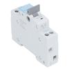 Dual Power Manual Transfer Switch 63A 1P MTS DIN Rail Mount Circuit Breaker for RV Home 230VAC