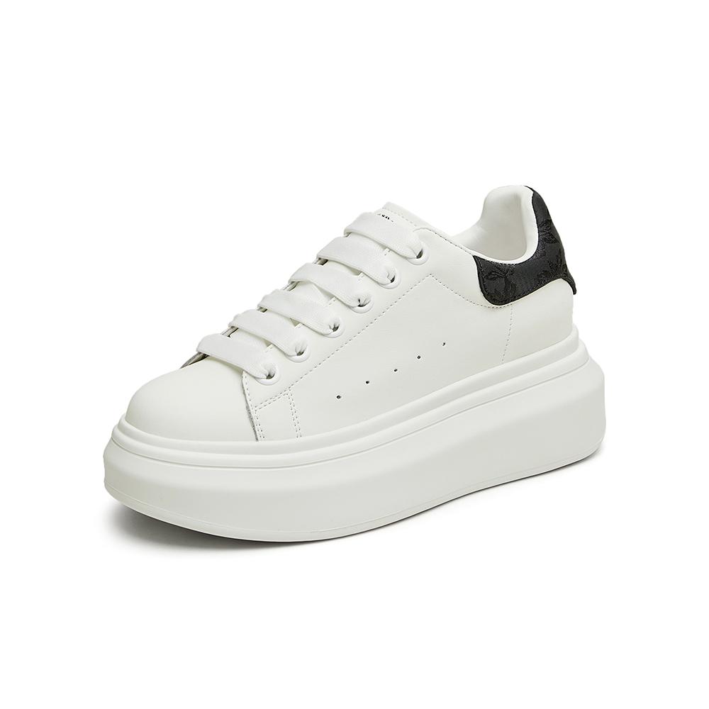 TATA/She 2024 Autumn Shopping Mall Same Style Board Shoes Women's Casual White Shoes