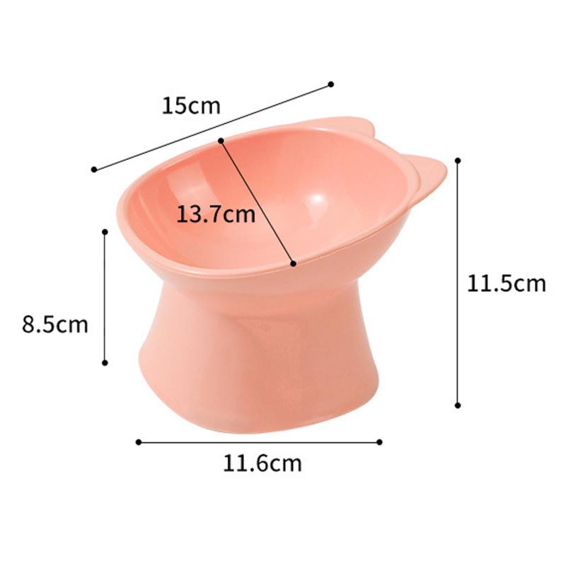 Tilted Pet Food Bowl High Bottom Neck Protector Antichoking Dog Cat Water Bowl Antidumping Feeding Supplies