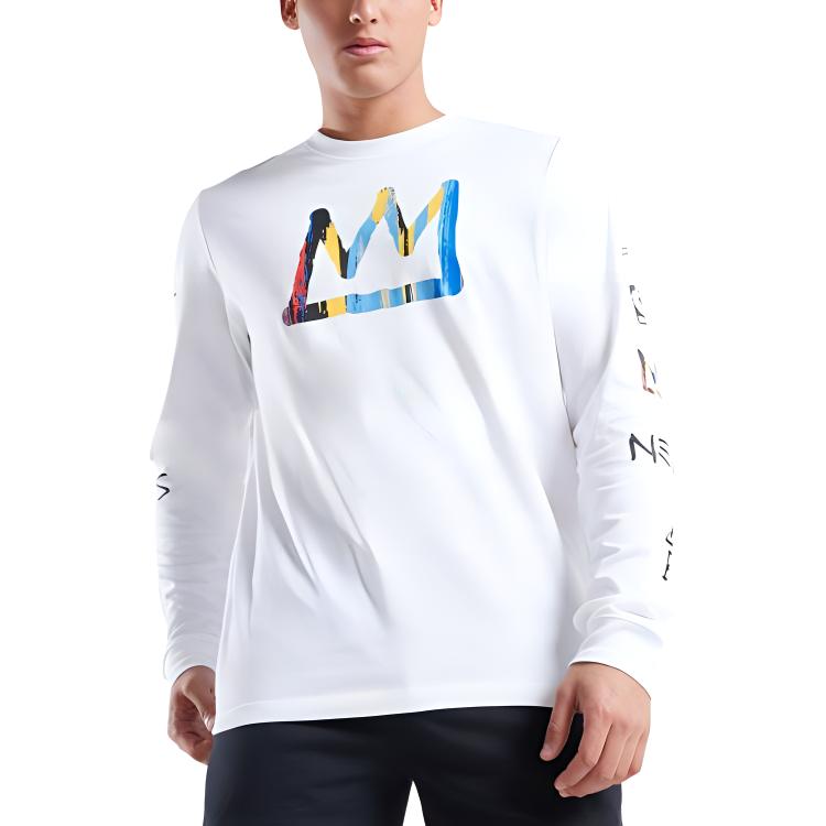 New Nike Nba Brooklyn Nets City Edition L/S T shirt DV6022-100