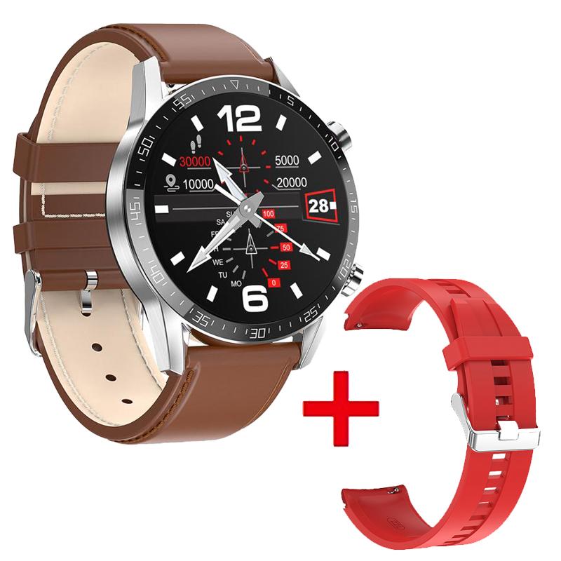 L13 Smartwatch Gt05 Herren Smartwatch EKG PPG Wasserdicht Bluetooth-Anruf Blutdruck Mode Armbänder Armband Fitness Pk L7