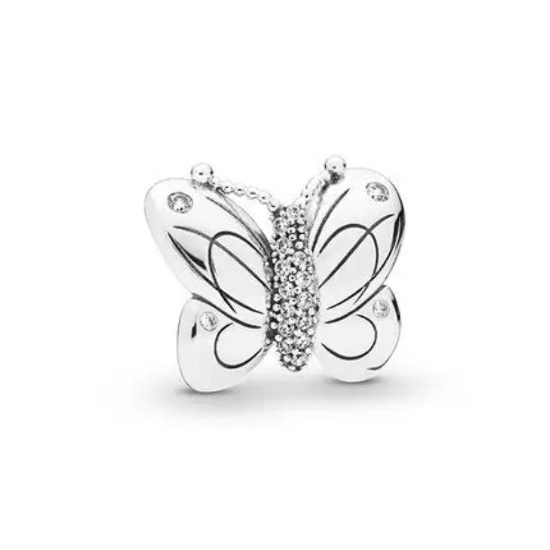 New Copper Double Color Frog Owl Bear Sparkling Claws Exquisite Charm Fit For Original Bracelet Diy Jewelry Accessories