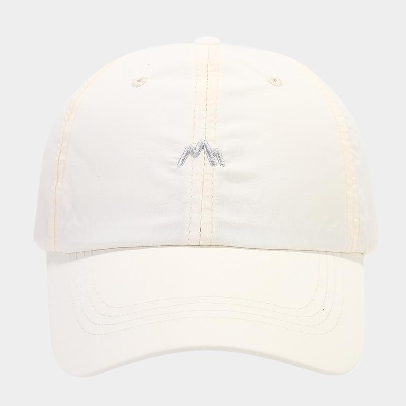 Spring new mountain embroidered baseball caps for men and women outdoor hiking breathable quick drying cap sun hat tide