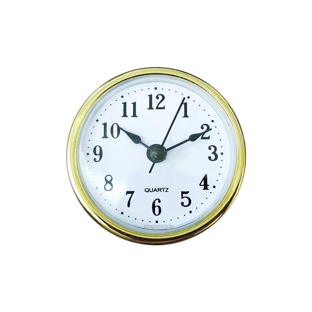 65MM Quartz Clock Head Embeddable Clock Core with Hands - Craft Accessory