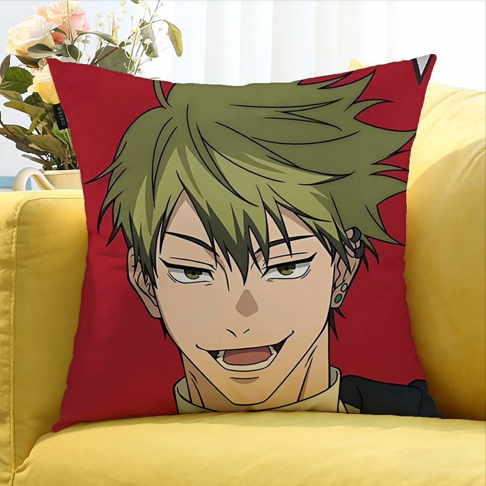 Zenin Naoya Various Sizes Square Pillow Case For Car Home Bedchamber Decor