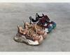 Women's Retro Genuine Leather Dad Sneakers - Autumn 2025