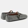 Newest 2024 Designer Shoes Water Diamond Rivet Mary Jane Ballet Shoe Women Flat and Comfortable Ballet Shoes for Women Lolita Shoes